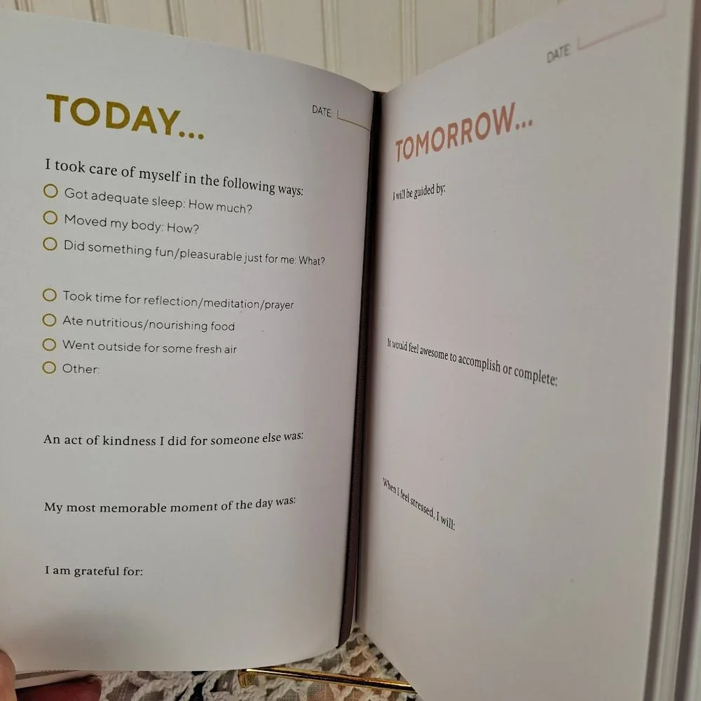 NEW Calm the Chaos Journal Planner Hardcover Book